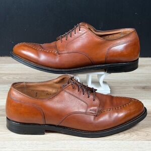Alden Shoes Mens 11 Brown Leather Derby Split Toe Goodyear Welt 962 Made in USA